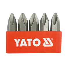 Набір біт для ударної викрутки PH2 5/16" YATO 5 шт. YT-2810