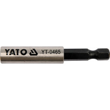 Держатель магнитный НЕХ 1/4″ YATO 60мм YT-0465 Держатель магнитный НЕХ 1/4″ YATO 60мм YT-0465