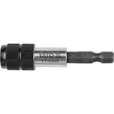 Держатель магнитный быстросъемный для бит НЕХ 1/4" YATO 60мм YT-0468 Держатель магнитный быстросъемный для бит НЕХ 1/4" YATO 60мм YT-0468