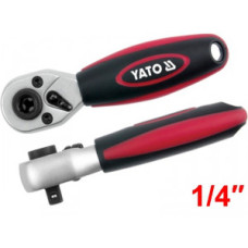 Тріскачка YATO під біти та головки 1/4", L = 136 мм YT-0331