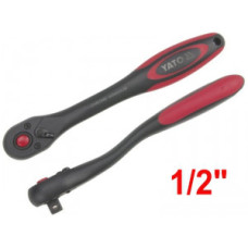 Трещотка 72 зубца 1/2" 257 мм YATO YT-0295