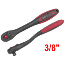 Трещотка 72 зубца 3/8" 202 мм YATO YT-0294
