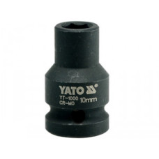 Головка торцевая ударная 6-гранная 1/2"  YATO 10мм х 39мм YT-1000