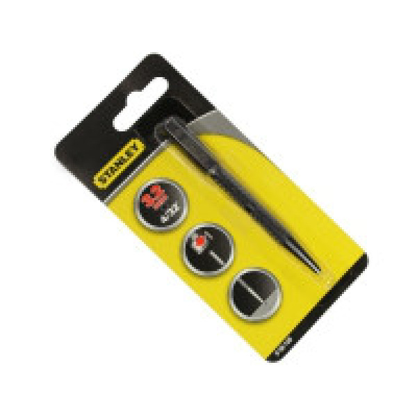 Кернер STANLEY "Center Punch" 3х101мм з квадратним хвостовиком 0-58-120