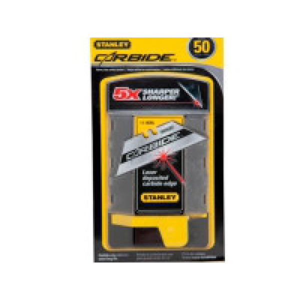 Лезо-трапеція 62х19х0.6мм Carbide для оздоблювальних висувних ножів STANLEY 5 шт. 0-11-800
