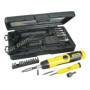 Викрутка Stanley Pistol Grip Ratchet з храповим механізмом і змінними бітами 40 р. 0-63-038