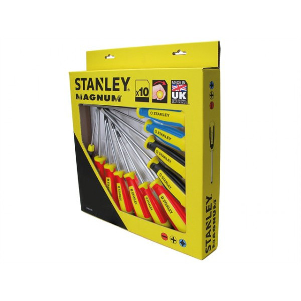 Набор отверток Magnum SL / PH / PZ STANLEY 10шт. STHT0-62201