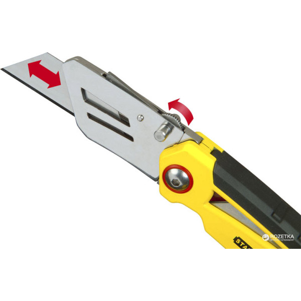 Cкладной нож 170мм с трапециевидным фиксированным лезвием 19мм Stanley  FMHT0-10827 FMHT0-10827