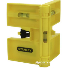 Рівень кутовий магнітний пластиковий STANLEY; 3 капсулы 0-47-720