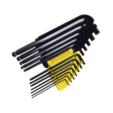 Набор дюймовых (1/16 - 3/8) шестигранных ключей Stanley 12 шт. 0-69-257