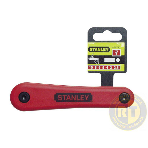 Набір торцевих шестигранних складаних ключів 1,5-6 мм STANLEY 7 шт. 4-69-261