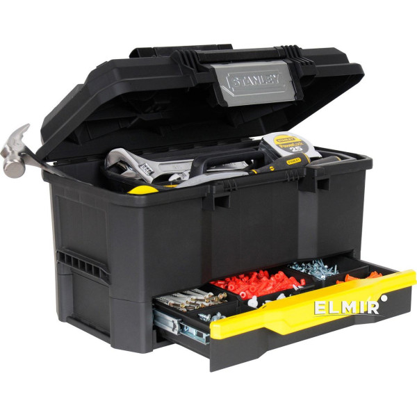 Ящик для інструментів 19" з висувною секцією Stanley 48.1х28.7х27.9см 1-70-316