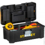 Ящик для інструментів STANLEY 16" пластиковий металевий клямка, 200х195х410 мм STST1-75518
