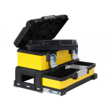 Ящик для інструменту STANLEY професійний 2-секційний металопластмасовий; 20"/ 54,5х 28х33,5 см 1-95-829
