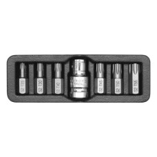 Набір біт TORX T25-T55 з перехідником 1/2" YATO 7ед. YT-0410