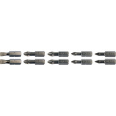 Набір біт SL PH PZ 1/4" 25 мм YATO 10 шт. YT-04822