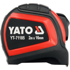 Рулетка стальная с нейлоновым покрытием 2м х 16мм YATO YT-71185
