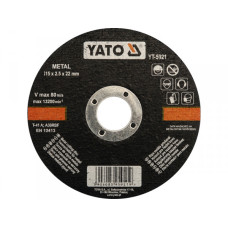 Отрезной круг по металлу 115х2.5х22.2мм Yato YT-5921