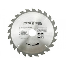 Диск пильный победитовый по дереву YATO 205х18x2мм 24Т YT-6066