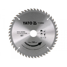 Диск пильный победитовый по дереву  YATO 216х30х2.2мм 48Т YT-60682