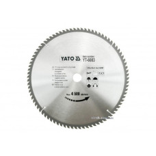 Диск пильный победитовый по дереву YATO 350х30х2.5мм 84T YT-6083