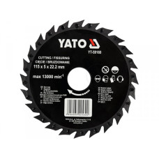 Диск-фреза отрезной для УШМ 115х22.2х5мм YATO YT-59160