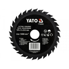 Диск-фреза отрезной для УШМ 125х22.2х5мм YATO YT-59161