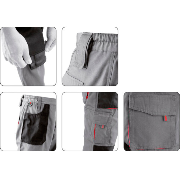 Брюки рабочие DAN 65% полиэстер 35% хлопок YATO размер S, M, L, XL, XXL  YT-80285 YT-80285