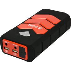 Пусковий портативний пристрій LI-POL 9 А·год YATO 200/400 А вихід12В/3.5А через USB YT-83081