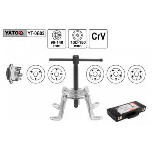 Универсальный съемник ступицы и полуоси YATO YT-0602