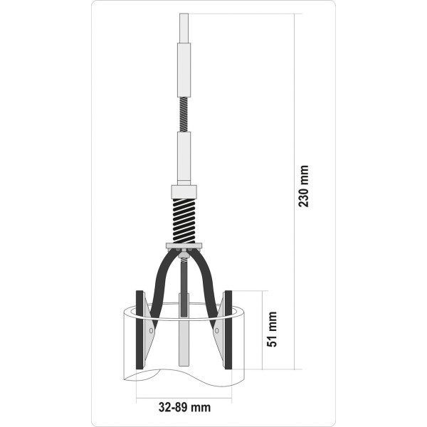 Хон для расточки цилиндров  32-89 мм YATO YT-05811