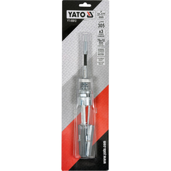 Хонинговальный инструмент для расточки цилиндров 51-177мм YATO YT-05812