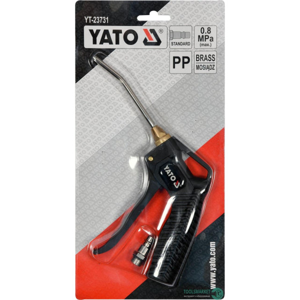 Продувний пістолет із вигнутим соплом Yato  YT-23731