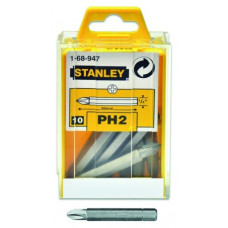 Набір насадок викруткових РН2х50мм 10 шт. STANLEY 47-151