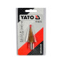 Свердло ступеневе 4-22 мм по металу YATO HSS-TiN 75 мм YT-44741