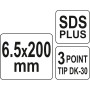 Бур по бетону YATO SDS+  6.5 мм длина в ассортименте YT-41641