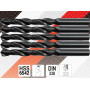 Сверло по металлу YATO HSS  9.0 х 125/81 мм, 5 шт. YT-4451