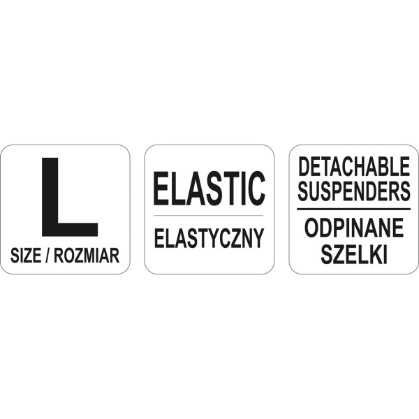 Пояс для поддержки спины  L / XL эластичный YATO черный YT-742401