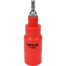 Головка торцевая 75мм  6-гранная YATO диэлектрическая 3/8" HEX 4-8мм VDE корпус до 1000В YT-21080