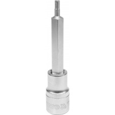 Головка торцевая 1/2"4 - 17 мм 100 мм со вставкой HEX YATO YT-04390