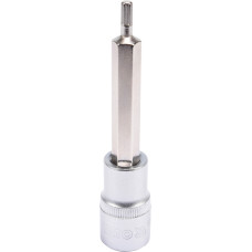 Головка торцевая 1/2" М5 - М17 длинная 100 мм с отверточной насадкой Spline YATO YT-04350