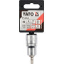 Головка торцевая 55 мм квадрат 1/2" 6 - 16 мм с битой SPLINE YATO YT-04341