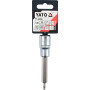 Головка торцевая 1/2" Т20 - Т70 длинная 100 мм с отверточной насадкой TORX YATO YT-04320