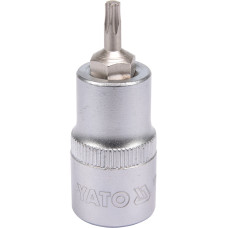 Головка торцевая короткая 55 мм 1/2" Т20 -Т70 с отверточной насадкой Torx YATO YT-04310