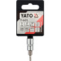Головка торцевая 1/4" 3 - 8 мм 37мм со вставкой HEX YATO YT-04370
