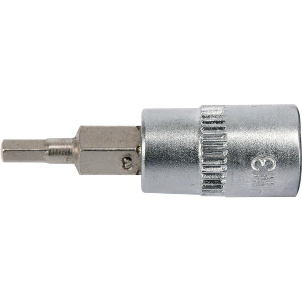 Головка торцевая 1/4" 3 - 8 мм 37мм со вставкой HEX YATO YT-04370