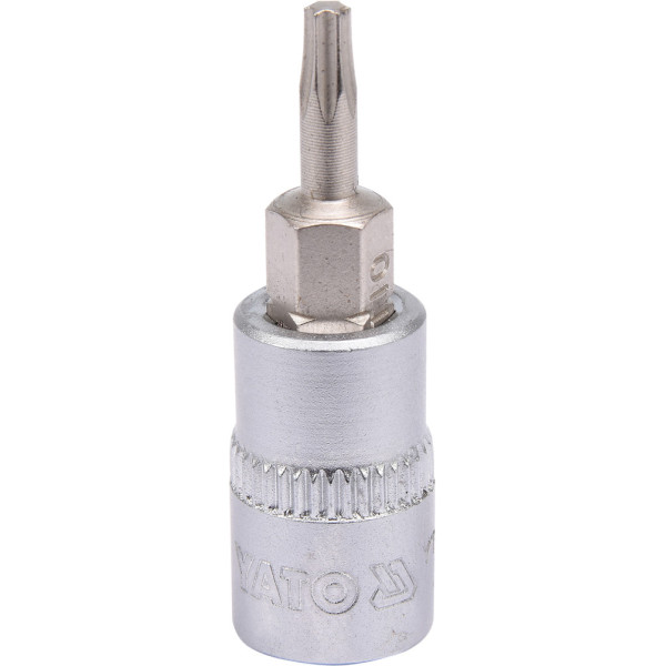 Головка торцевая 1/4" вставка TORX  Т8 - Т40  37мм YATO YT-04301
