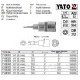 Головка торцевая 1/4" вставка TORX  Т8 - Т40  37мм YATO YT-04301