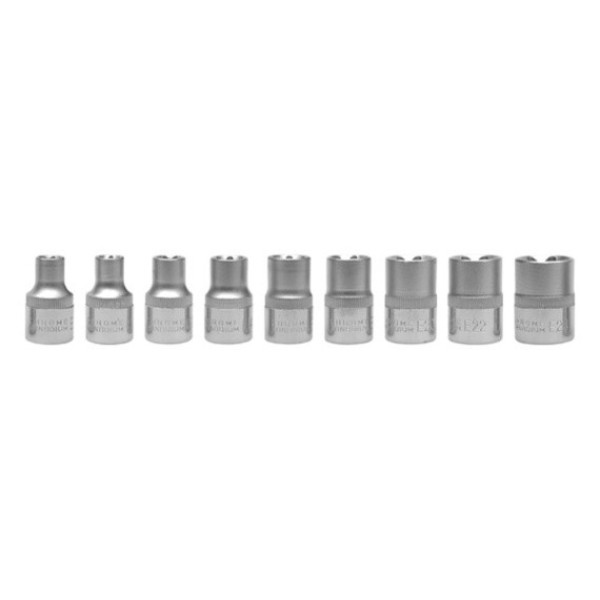 Набір торцевих головок 1/2" "Torx" Е10 — Е24 YATO,9 шт. YT-0521