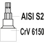 Набір головок торцевих 1/4" 3/8". з насадками "TORX TEMPERPROOF" YATO, 12 шт. YT-04332